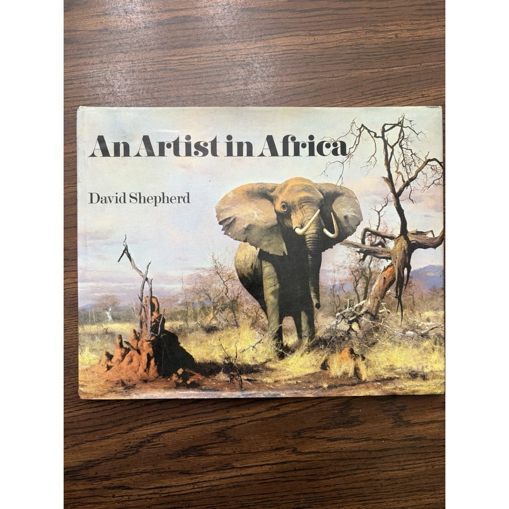 Vintage An Artist In Africa David Shepherd 1969 Wildlife Art Book